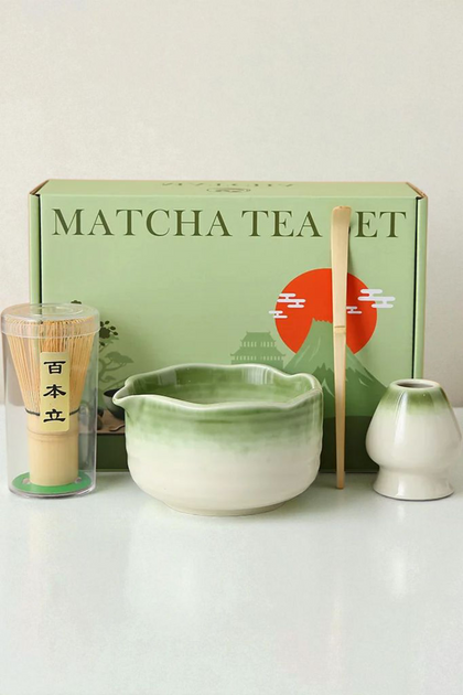 Coffret Matcha | Vert et blanc