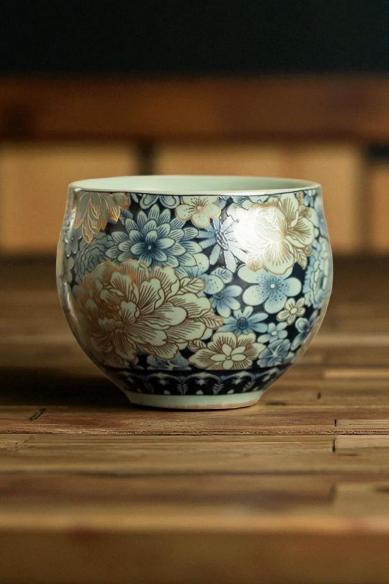 Théière en Porcelaine | Harmonie Bleue