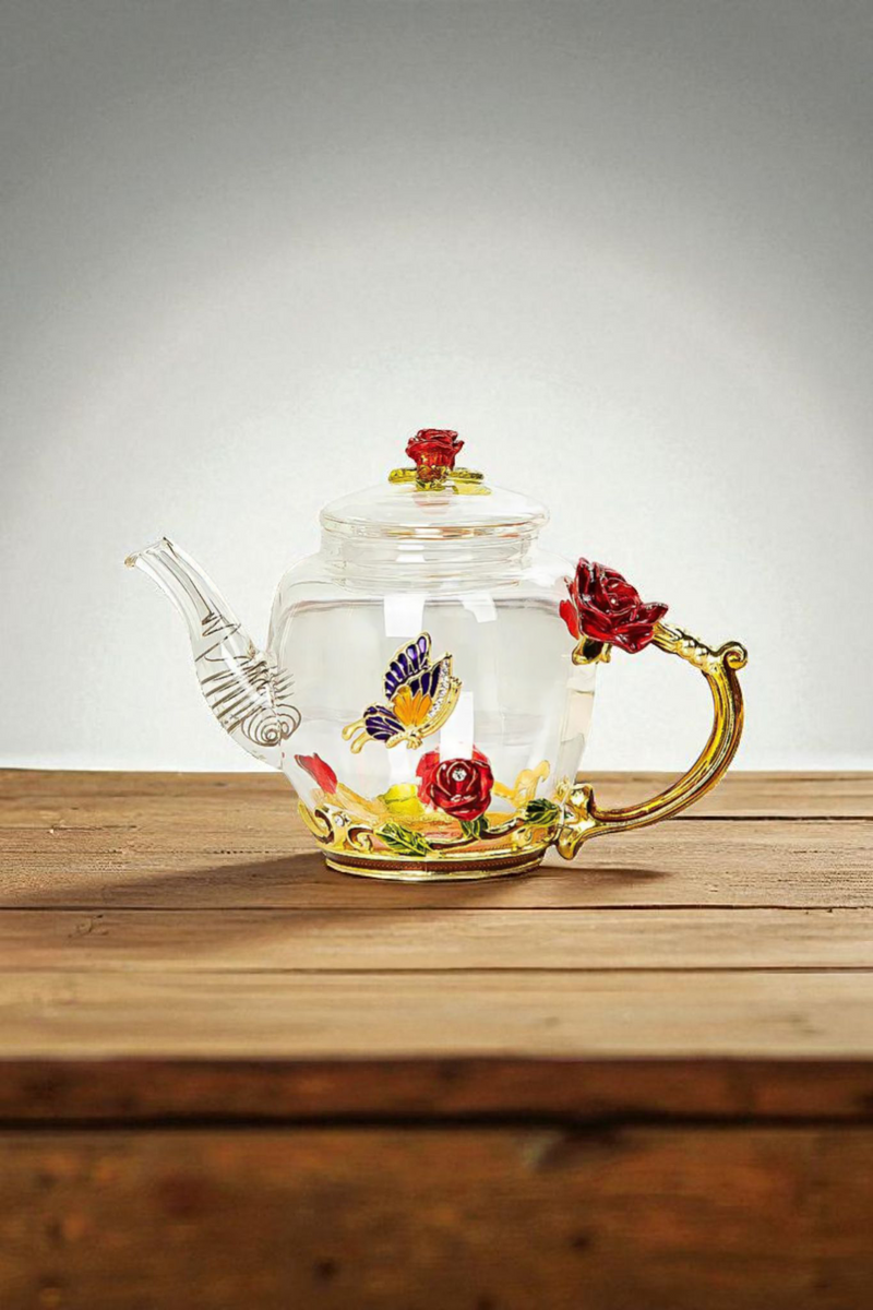 Service à Thé | Verre Fleuri
