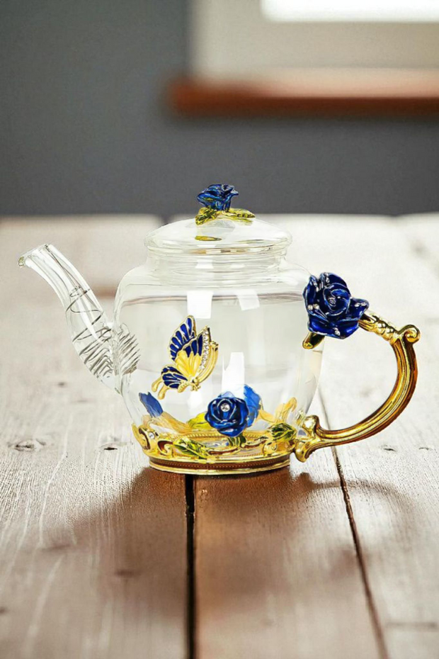 Service à Thé | Verre Fleuri