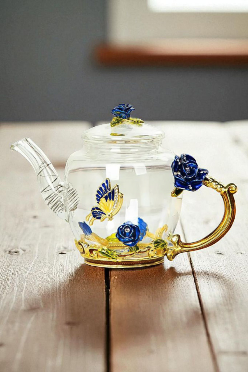 Service à Thé | Verre Fleuri
