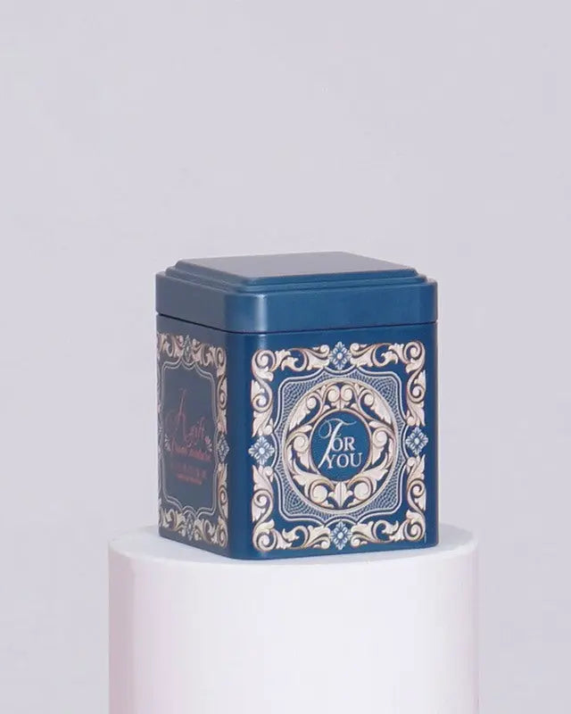 Boite à Thé Métal | Bleu