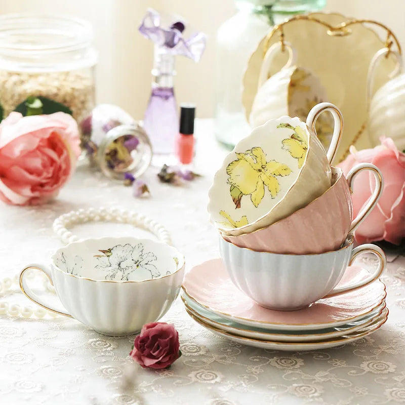 Ensemble Tasses à Thé | Élégance Anglaise