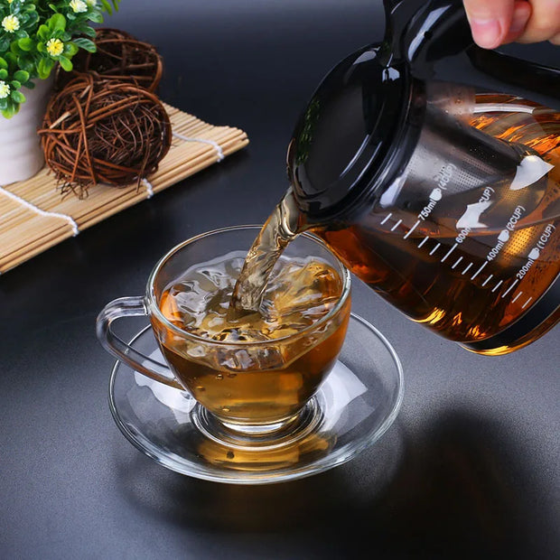 Théière en verre | Anse ergonomique