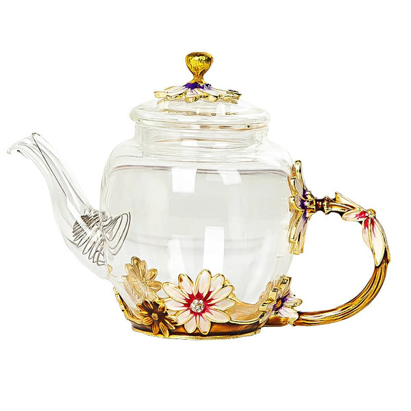 Service à Thé | Verre Fleuri