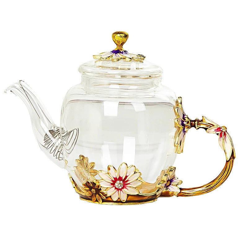 Service à Thé | Verre Fleuri