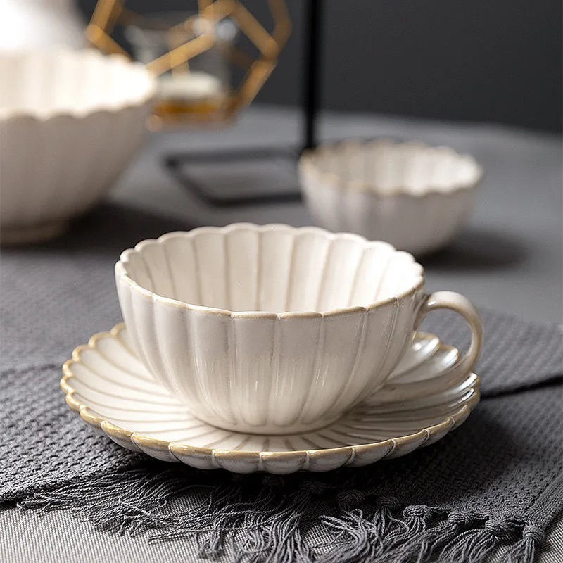 Service Anglais | Tasse et Soucoupe en Céramique