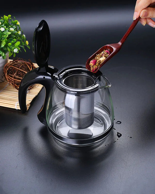 Théière en verre | Anse ergonomique