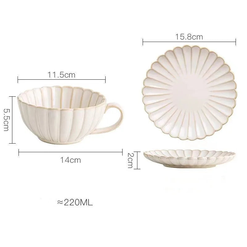 Service Anglais | Tasse et Soucoupe en Céramique