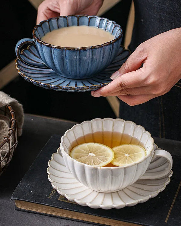 Service Anglais | Tasse et Soucoupe en Céramique