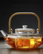 Théière en verre | Zen bambou
