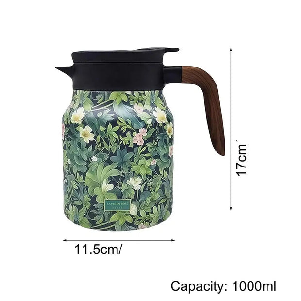 Théière Thermos | Vintage fleurie 1000ml