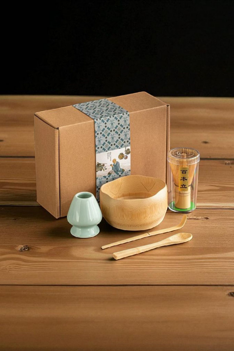 Set de Matcha en bambou