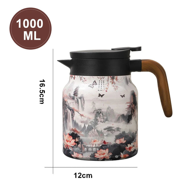Théière Thermos | Style Florale Ancien 1000 ml
