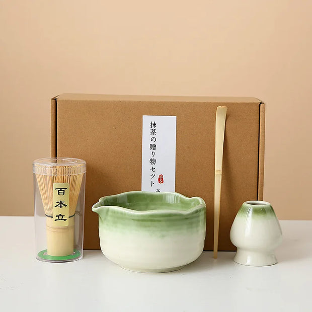 Coffret Matcha | Vert et blanc