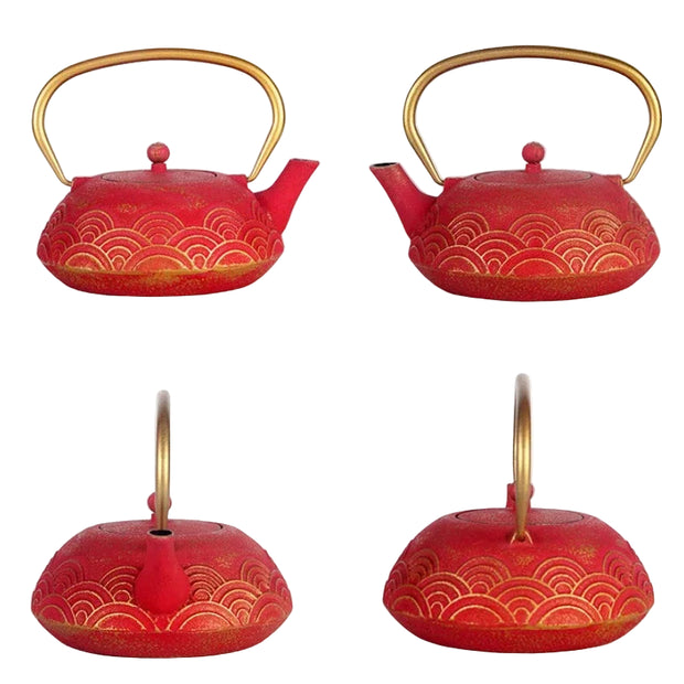 Théière Japonaise | Motif ondulé