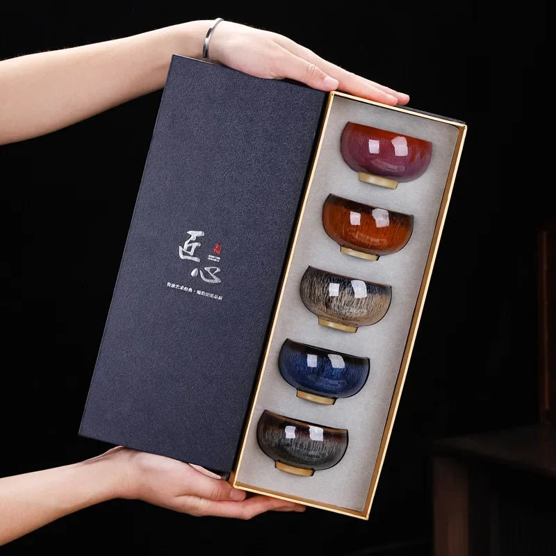 Coffret de Tasses à Thé | Porcelaine