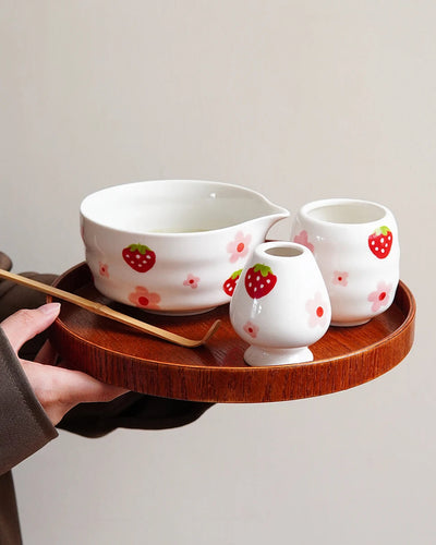 Matcha <br> Set fraise