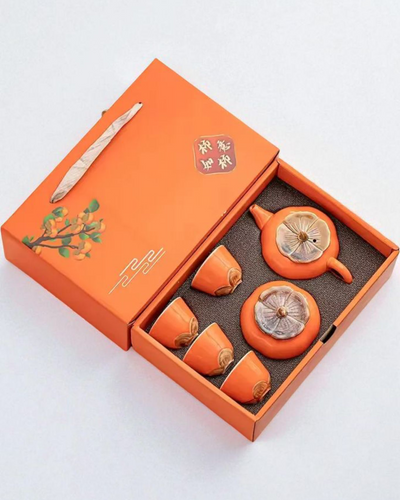 Service à thé | Coffret Fruit Kaki