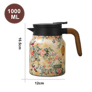Théière Thermos | Style Florale Ancien 1000 ml