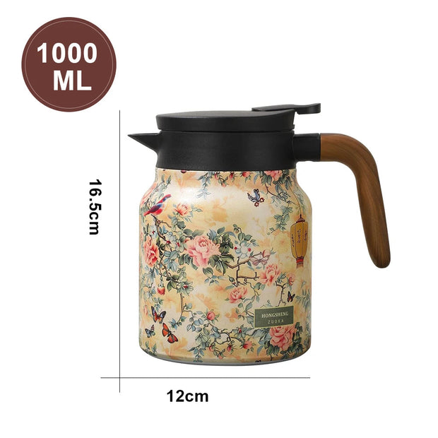 Théière Thermos | Style Florale Ancien 1000 ml
