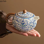 Théière Céramique | Azure petals