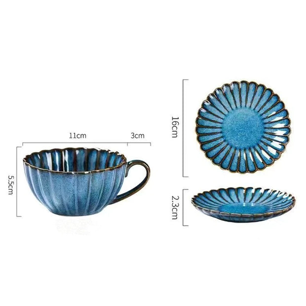 Service Anglais | Tasse et Soucoupe en Céramique