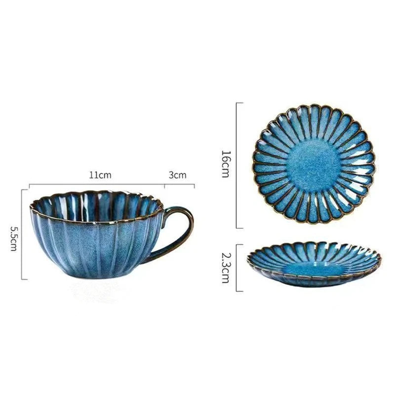 Service Anglais | Tasse et Soucoupe en Céramique