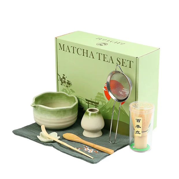 Coffret Matcha | Vert et blanc
