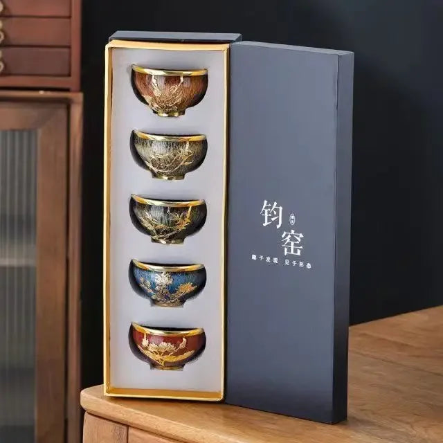 Coffret de Tasses à Thé | Porcelaine