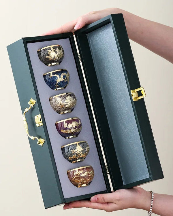 Coffret de Tasses à Thé | Porcelaine