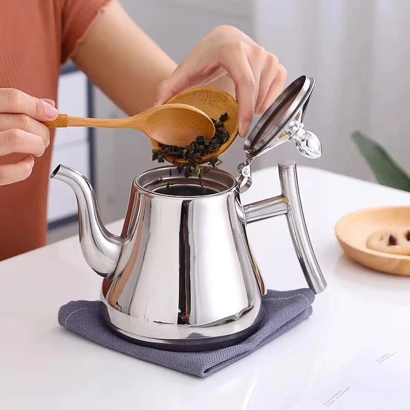 Théière en Inox | Chaudron d'Argent