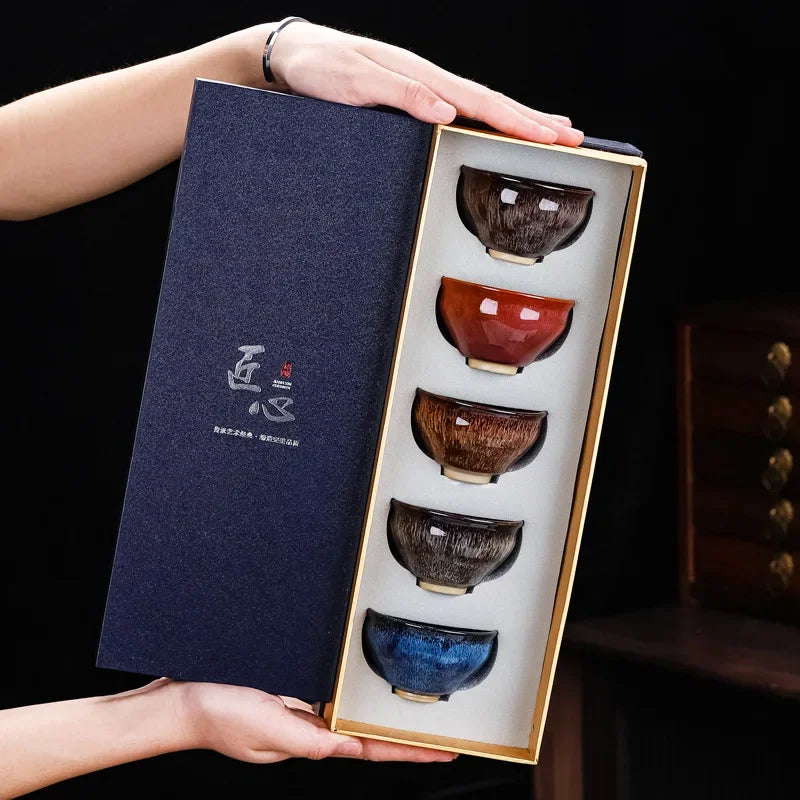 Coffret de Tasses à Thé | Porcelaine