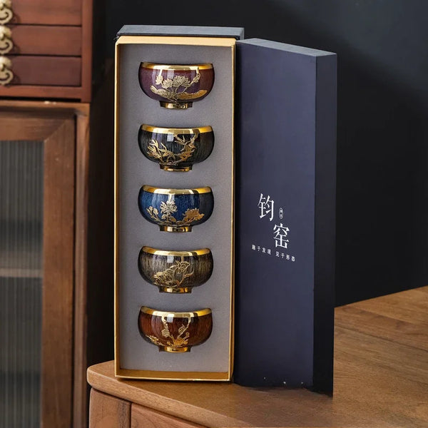 Coffret de Tasses à Thé | Porcelaine