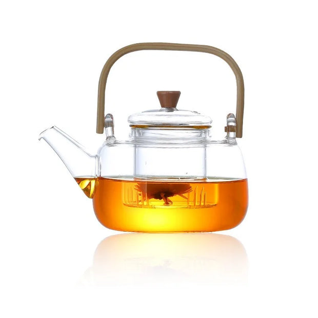 Théière en verre | Zen bambou
