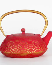 Théière Japonaise | Motif ondulé