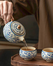 Théière Céramique | Azure petals