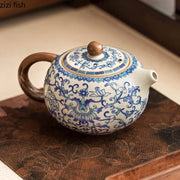 Théière Céramique | Azure petals