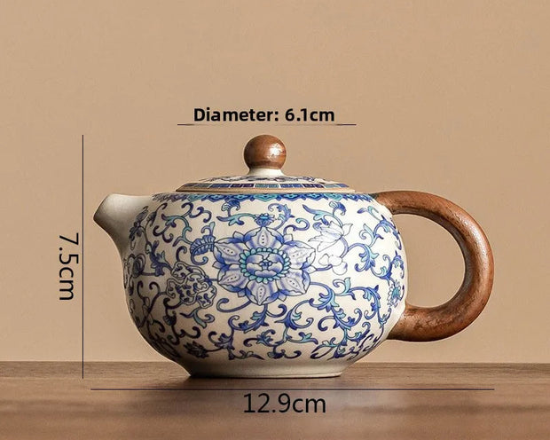 Théière Céramique | Azure petals