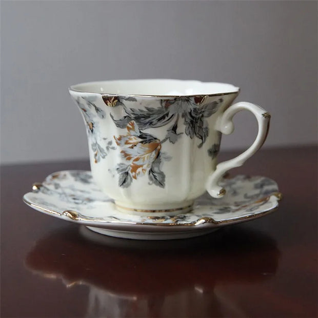 Ensemble Tasses & Soucoupes | Élégance Européenne