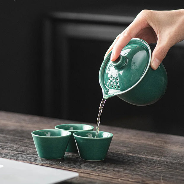 Service à thé | Vert impérial