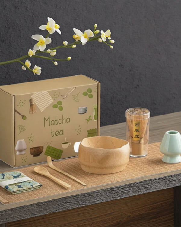 Set de Matcha en bambou
