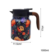 Théière Thermos | Vintage fleurie 1000ml