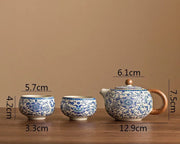 Théière Céramique | Azure petals