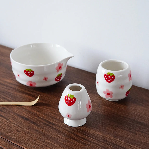 Matcha <br> Set fraise