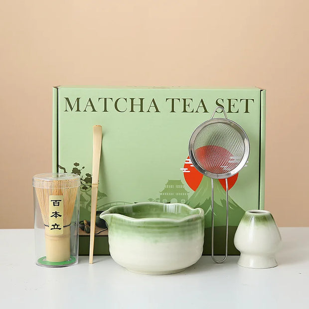Coffret Matcha | Vert et blanc