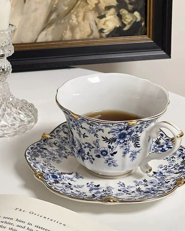 Ensemble Tasses & Soucoupes | Élégance Européenne