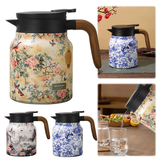 Théière Thermos | Style Florale Ancien 1000 ml