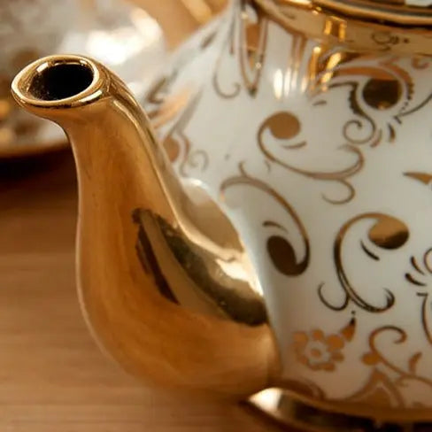 Théière Anglaise | Porcelaine Doré