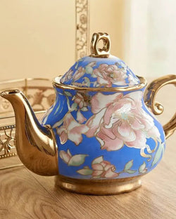 Théière Anglaise | Porcelaine Bleu